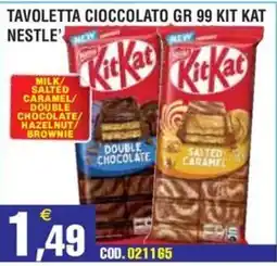 Immenso Cash Tavoletta cioccolato Kit Kat Nestlé offerta