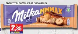 Immenso Cash Tavolette di cioccolato Milka MM MAX offerta