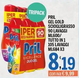 Gruppo Pascar Pril Excellence Duo Gel offerta