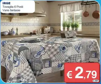 Tovaglia 6 Posti Varie fantasia IRGE