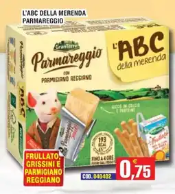 Immenso Cash L'ABC della merenda Parmareggio offerta