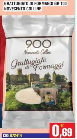 Immenso Cash Grattugiato di Formaggi Novecento Colline offerta
