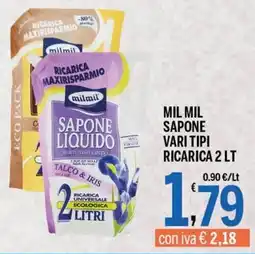 Gruppo Pascar Sapone liquido milmil offerta