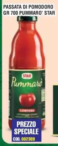 Immenso Cash Passata di pomodoro Pummara' Star offerta
