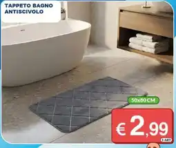 Mister Risparmio Tappeto bagno antiscivolo offerta