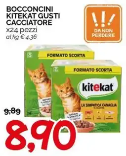 Hardis Bocconcini kitekat gusti cacciatore offerta