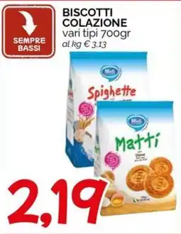 Hardis Biscotti colazione offerta