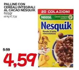 Hardis Palline con cereali integrali al cacao Nesquik offerta
