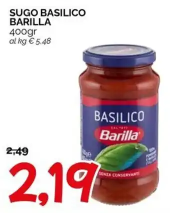 Sugo basilico Barilla