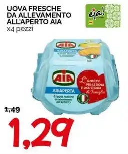 Hardis Uova fresche da allevamento all'aperto AIA offerta