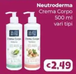 Le Bolle di Giù Giù Neutroderma Crema Corpo offerta