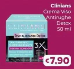 Le Bolle di Giù Giù Clinians Crema Viso Antirughe Detox offerta