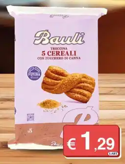 Mister Risparmio Bauli Treccina 5 Cereali con Zucchero di Canna offerta