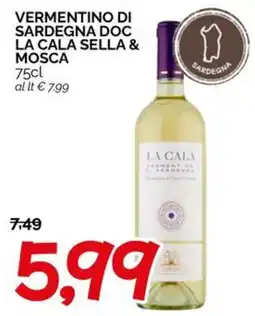 Hardis Vermentino di Sardegna DOC La Cala Sella & Mosca offerta
