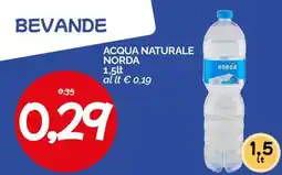 Hardis Acqua naturale Norda offerta