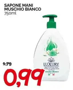 Hardis Luxury sapone mani muschio bianco offerta