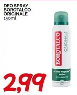 Hardis Deo spray borotalco originale offerta