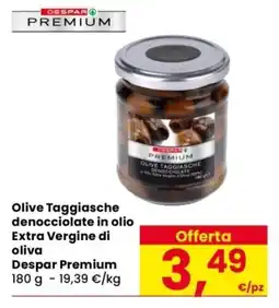 Despar Olive Taggiasche denocciolate in olio Extra Vergine di oliva Despar Premium offerta