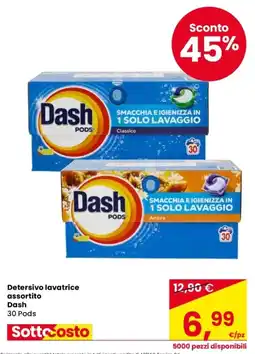Despar Detersivo lavatrice assortito Dash offerta