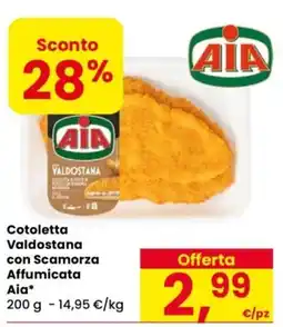Despar Cotoletta Valdostana con Scamorza Affumicata Aia offerta