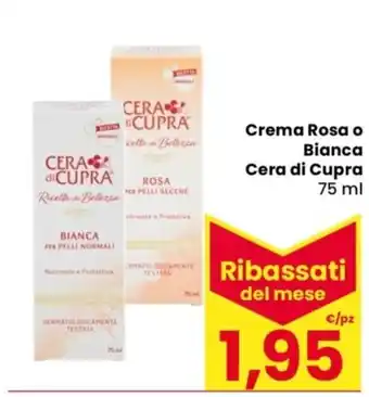 Despar Crema Rosa o Bianca Cera di Cupra offerta
