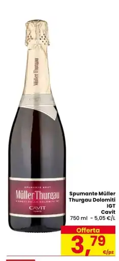 Despar Spumante Müller Thurgau offerta