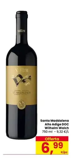 Despar Santa Maddalena Alto Adige DOC Wilhelm Walch offerta