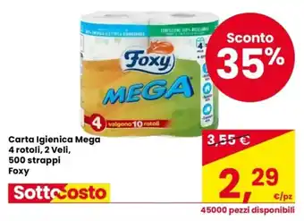 Carta Igienica Mega Foxy