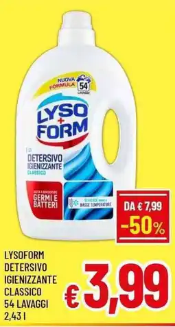 A&O Lysoform detersivo igienizzante classico offerta