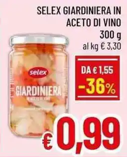 A&O Selex giardiniera in aceto di vino offerta