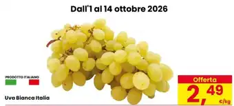 Despar Uva Bianca Italia offerta