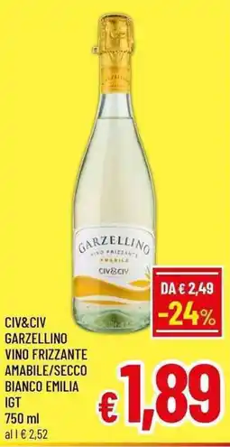 A&O Garzellino vino frizzante amabile offerta