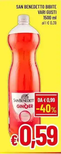 A&O San Benedetto Ginger offerta