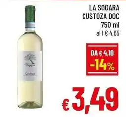 A&O La Sogara Custoza DOC offerta