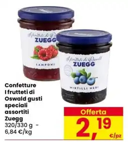 Despar I frutteti di Oswald gusti speciali assortiti Zuegg offerta