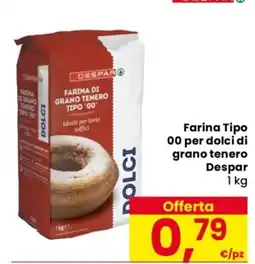 Despar Farina Tipo 00 per dolci di grano tenero Despar offerta