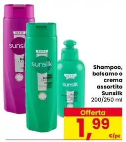 Despar Shampoo, balsamo o crema assortito Sunsilk offerta