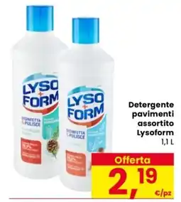 Despar Detergente pavimenti assortito Lysoform offerta