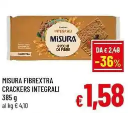 A&O Misura Fibrextra Crackers Integrali offerta