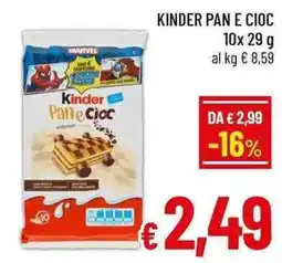 A&O Kinder Pane e Cioc offerta