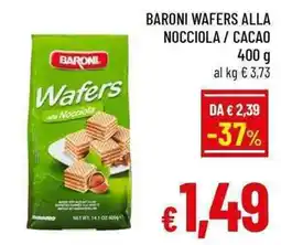 A&O Baroni Wafers alla Nocciola offerta