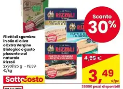 Despar Filetti di sgombro Rizzoli offerta