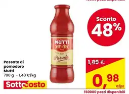 Despar Passata di pomodoro Mutti offerta
