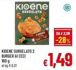 A&O Kioene surgelato 2 burger ai ceci offerta