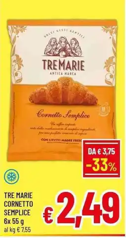 A&O Tre Marie Cornetto Semplice offerta