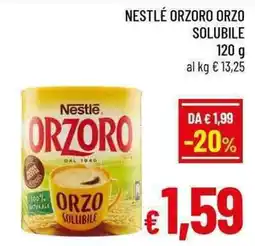 A&O Nestlé Orzoro offerta
