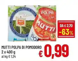 A&O Mutti polpa di pomodoro offerta