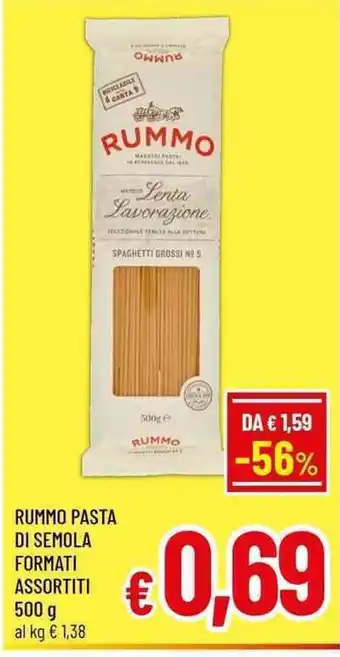 Rummo pasta di semola formati assortiti