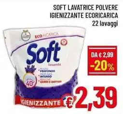 A&O Soft lavatrice polvere igienizzante offerta