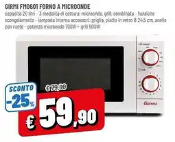 A&O Forno a microonde Girmi offerta